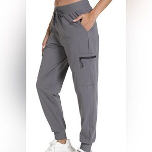 Women's Joggers with Pockets, Hiking Cargo Water Resistant Lightweight Pants